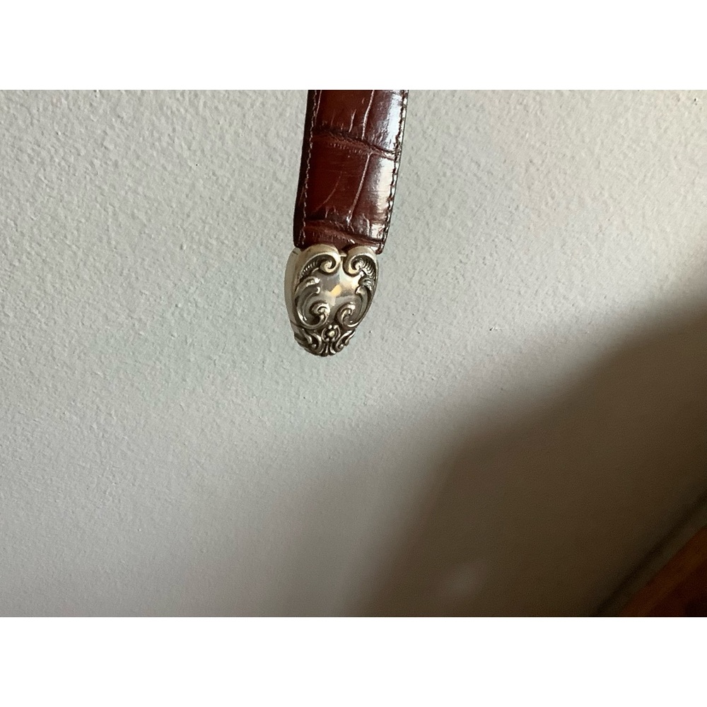 Brighton brown leather belt